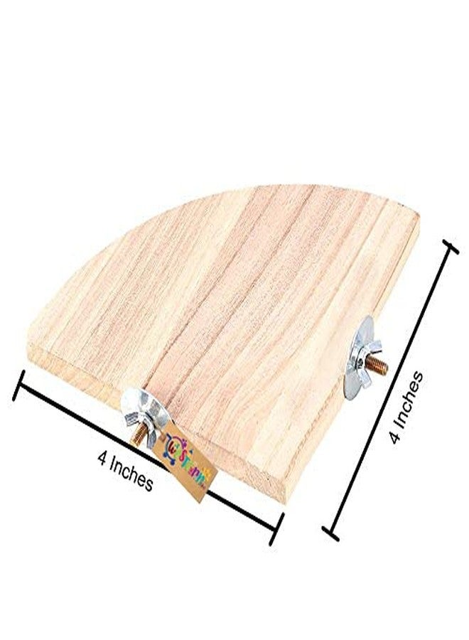 Western Era Corner Platform/Perch/Stand Bird Toy (Small Birds) (4 Inches) - Image 2